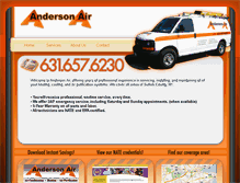 Tablet Screenshot of anderson-air.com